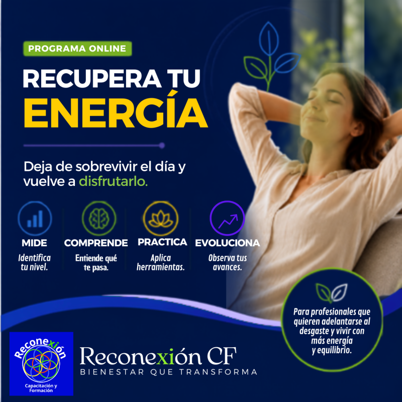 RECUPERA TU ENERGÍA: Deja de sobrevivir el día y vuelve a disfrutarlo.